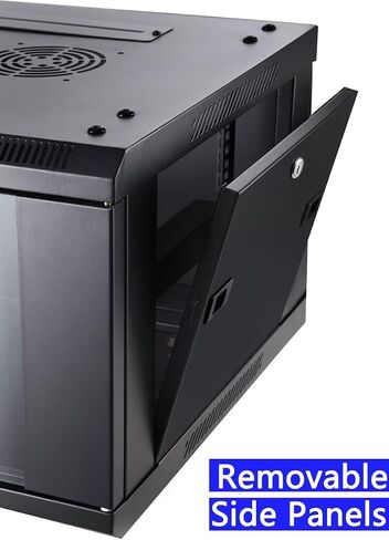 9U Wall Mount Server Cabinet Network Rack Vented Enclosure Locking Door in Saudi Arabia