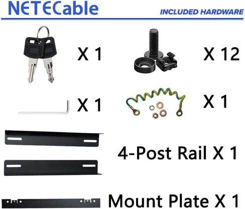9U Wall Mount Server Cabinet Network Rack Vented Enclosure Locking Door in Saudi Arabia