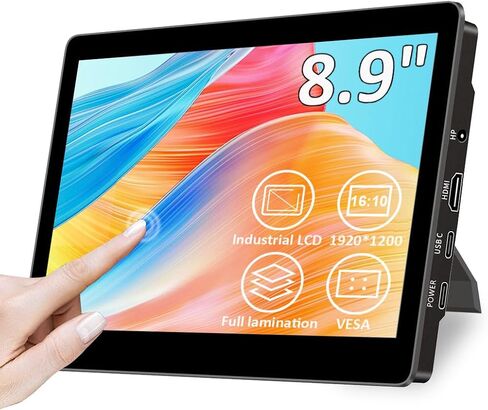7 Inch Touch Screen Display for Raspberry PI 5 | 1024×600 | IPS |Sunlight Readable IHDMI/USBC Dp Alt Mode Support| OTG|Low Power Consumption| Driver-Free Mini Size Monitor in Saudi Arabia