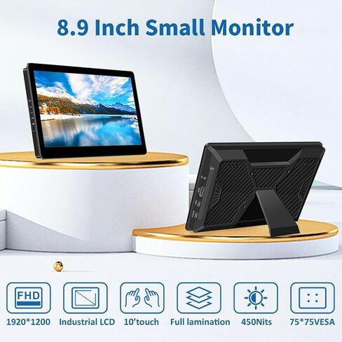 7 Inch Touch Screen Display for Raspberry PI 5 | 1024×600 | IPS |Sunlight Readable IHDMI/USBC Dp Alt Mode Support| OTG|Low Power Consumption| Driver-Free Mini Size Monitor in Saudi Arabia