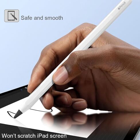 Upgraded Tips for Apple Pencil, Pen Like Slender Metal Precise Control Fine Point Tips for Apple Pencil 2/1 Gen iPencil Nibs(4 Pack, Transparent) in Saudi Arabia