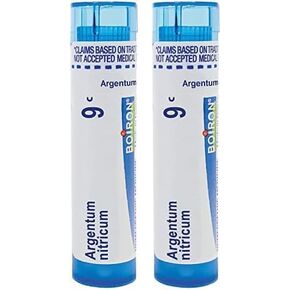 Boiron Argentum Nitricum 9C Md 80 Pellets for Apprehension with Heartburn