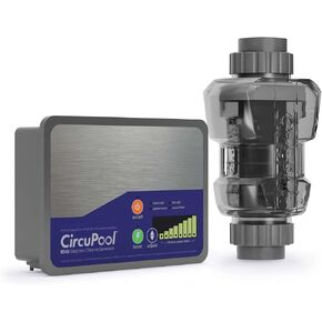 CircuPool EDGE25 Salt Chlorine Generator | USA-Made | 7 Year Manufacturer Warranty | No DIY Install Penalty | 1.2 lb CL Output | Electronic Salt Chlorinator System for Pools up to 25,000 Gallons