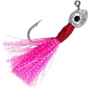 Dr.Fish 10 Pack Big Eye Fishing Jig Heads Saltwater Fishing Swimbait Jig Trout Walleye Hair Jigs Bass Hook