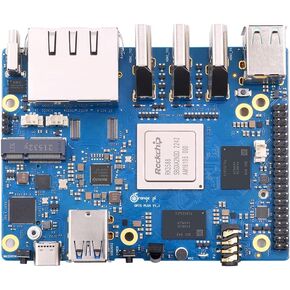 5 Plus 8G with 64GB eMMC Module RK3588 8 Core 64 Bit Single Board Computer, 2.4GHz Frequency Open Source Board Run Orange Pi OS,Android,Debian,Ubuntu (Pi 5 Plus 8G+64GB eMMC+TC Supply)