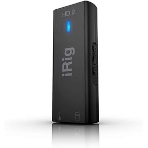 واجهة صوت جيتار HD X من اي ريج لاجهزة ايفون وايباد وماك وiOS والكمبيوتر مع كابلات USB-C ولايتنينج وUSB وتسجيل موسيقى 24 بت و96 كيلو هرتز
