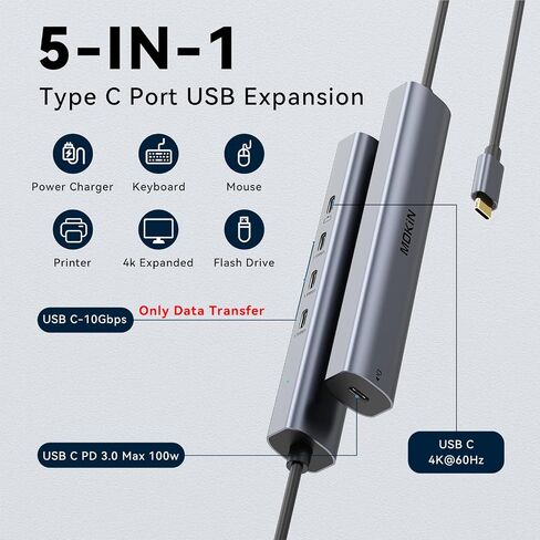 USB C Docking Station Dual DisplayPort, 8 in 1 USB C Hub with 2 DP, HDMI, VGA, USB C 2.0, 2 USB A 2.0, PD Charging Port, Multi Monitor Adapter for Dell/HP/Lenovo Laptops in Saudi Arabia