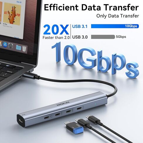 USB C Docking Station Dual DisplayPort, 8 in 1 USB C Hub with 2 DP, HDMI, VGA, USB C 2.0, 2 USB A 2.0, PD Charging Port, Multi Monitor Adapter for Dell/HP/Lenovo Laptops in Saudi Arabia