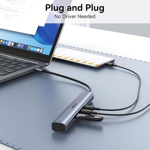 USB C Docking Station Dual DisplayPort, 8 in 1 USB C Hub with 2 DP, HDMI, VGA, USB C 2.0, 2 USB A 2.0, PD Charging Port, Multi Monitor Adapter for Dell/HP/Lenovo Laptops in Saudi Arabia