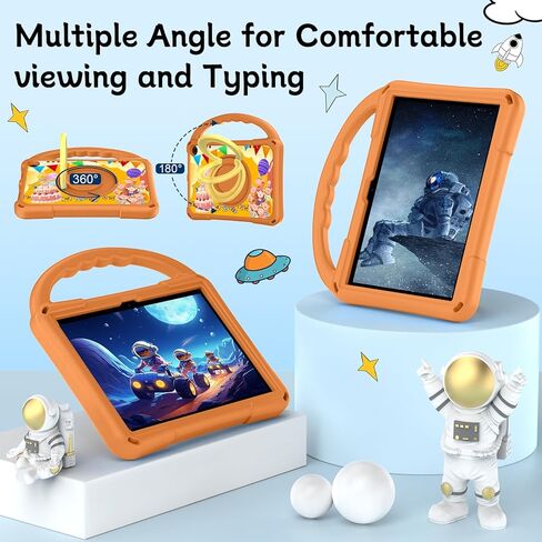 Fire HD 8 Tablet Case,Kindle Fire HD 8 Case,Auorld Rotating 360 Lightweight Shockproof 8 inch Tablet Case Cover with Handle Stand for Amazon Fire HD 8/8 Plus(12/10th Generation,2022/2024 Release) in Kuwait