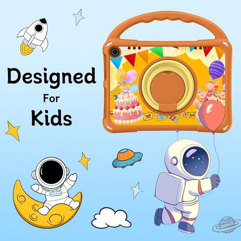 Fire HD 8 Tablet Case,Kindle Fire HD 8 Case,Auorld Rotating 360 Lightweight Shockproof 8 inch Tablet Case Cover with Handle Stand for Amazon Fire HD 8/8 Plus(12/10th Generation,2022/2024 Release) in Kuwait