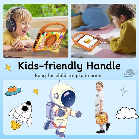 Fire HD 8 Tablet Case,Kindle Fire HD 8 Case,Auorld Rotating 360 Lightweight Shockproof 8 inch Tablet Case Cover with Handle Stand for Amazon Fire HD 8/8 Plus(12/10th Generation,2022/2024 Release) in Kuwait