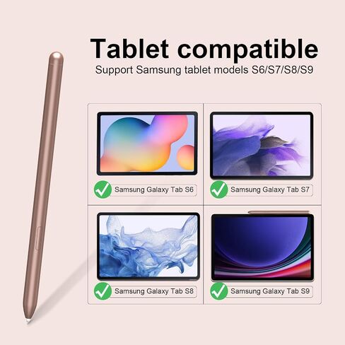 Stylus Pen for Samsung Galaxy Tab S6 Lite/S7 FE /S7+/S8/S8+, Galaxy Note 20、Note 20 Ultra 5G, with 4096 Pressure Sensitivity (Light Blue) in Saudi Arabia
