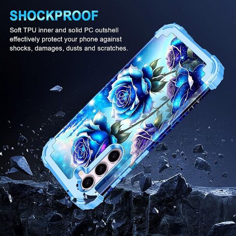 Casetego for Galaxy S25 5G Case,Glow in The Dark Three Layer Heavy Duty Sturdy Shockproof Full Protection Rugged Hard PC+Soft TPU Bumper Case for Samsung Galaxy S25 6.2 inch,Dark Purple in Saudi Arabia