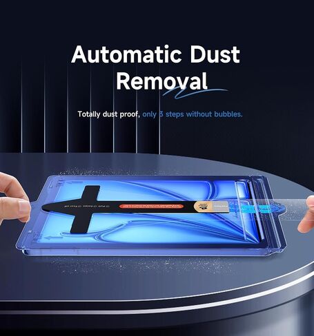MAGIC JOHN for iPad Pro 13 inch Screen Protector M4[2024] Tempered Glass, Auto Dust-Elimination, Bubble Free, HD Clear, Easy Installation,Scratch Resistant in Saudi Arabia