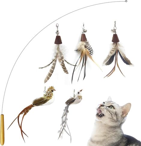 13 Pack Cat Chew Toy Set-Silvervine Sticks Catnip Rope Toys for Cats Teeth Cleaning, Kitten Dental Care,Interactive Cat Toys with Suction Cup Cat Wand Toy for Indoor Cats in Saudi Arabia