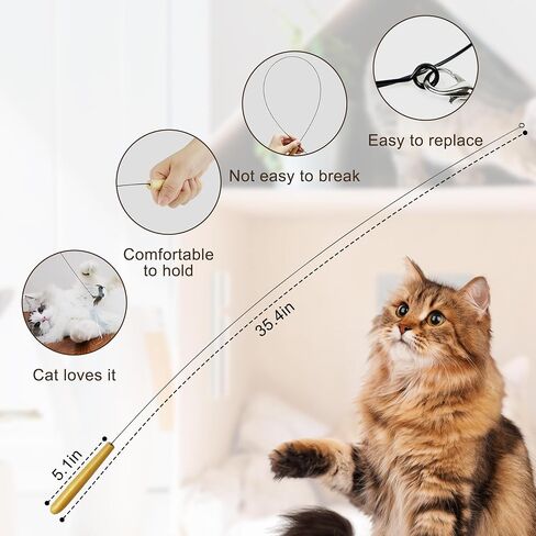 13 Pack Cat Chew Toy Set-Silvervine Sticks Catnip Rope Toys for Cats Teeth Cleaning, Kitten Dental Care,Interactive Cat Toys with Suction Cup Cat Wand Toy for Indoor Cats in Saudi Arabia
