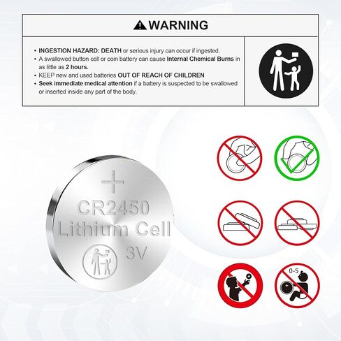 CR2032 Lithium Coin Batteries 20-Pack, Long-Lasting Power 3V CR2032 Batteries for Watches, Key Fobs, Calculators, 3 Volt Coin Battery & Button Cell Battery Compatible with Many Devices in Saudi Arabia