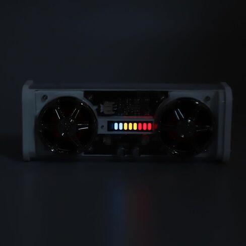 Transparent Speaker with Subwoofer, 5.3, Colorful Lights for Home, Party, Travel (Black), Generic7xdgiqac8h-12 in Kuwait