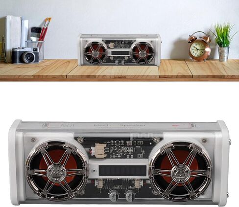 Transparent Speaker with Subwoofer, 5.3, Colorful Lights for Home, Party, Travel (Black), Generic7xdgiqac8h-12 in Kuwait
