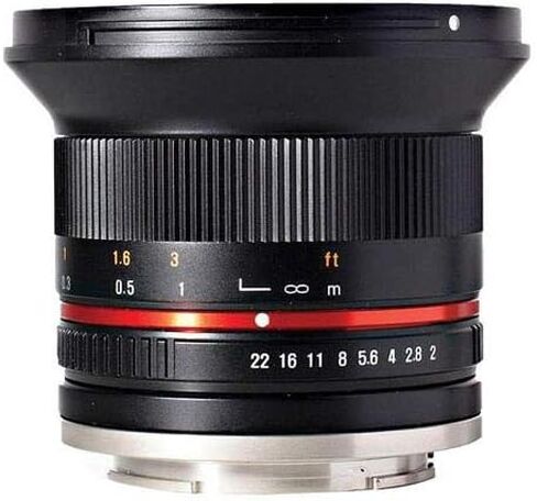 Rokinon 12mm F2.0 Ultra Wide Angle Lens for Sony E, Silver in Saudi Arabia