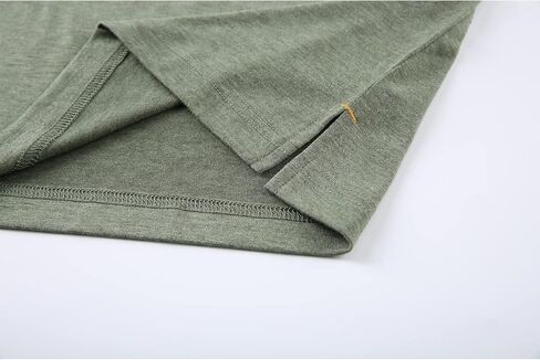 Little Beauty Men's Henley Shirts Waffle Knit Button Long Sleeve Shirts with Pocket in Kuwait