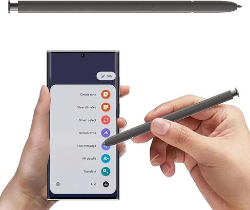 Galaxy S24 Ultra S Pen Replacement for Samsung Galaxy S24 Ultra S Pen WithoutBluetooth for Samsung Galaxy S24 Ultra 5G Stylus Pen with Eject Pin (Yellow Gold) in Saudi Arabia