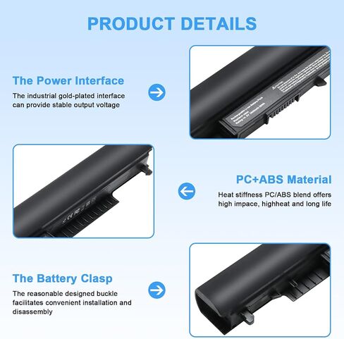 New VI04 V104 Battery Replacement for HP Envy 14 15 17 Series HP ProBook 440 G2 450 G2 TPN Q139 Q140 Q141 Q142 Q143 Spare 756743-001 756745-001 756479-421 HSTNN-DB6K HSTNN-LB6K in Saudi Arabia