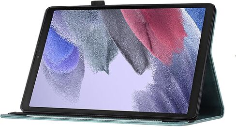 Tablet Case for Samsung Galaxy Tab A7 Lite 8.7 Inch (SM-T220/ T225/ T227) Premium PU Leather Convenient Stand Feature Shockproof Protection Flip Cover Butterfly Cat Pattern - Purple in Saudi Arabia