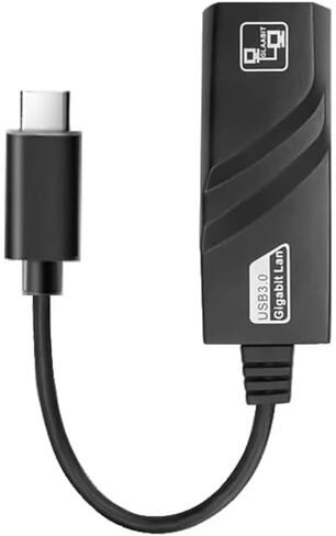 محول شبكة Ethernet ، USB إلى RJ45 LAN Wired Adapter لـ Ultrabook و Chromebook و Coortop و Desktop و SILP وتشغيل USB 3.0 1000 ميجابت في الثانية متوافق مع Macbook Steam Deck و Switch و Windows in Saudi Arabia