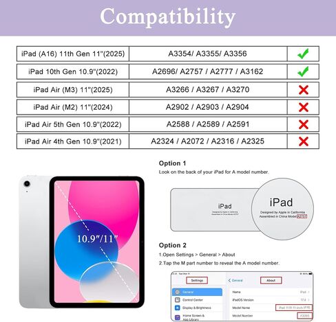 Soke for iPad (A16) 11th/10th Gen Case with Keyboard, Ocean Marble | For iPad 11/10.9 inch(2025/2022), 7 Color Backlight, Magnetic wireless Detachable Keyboard Case, Built-in Pencil Holder in Saudi Arabia