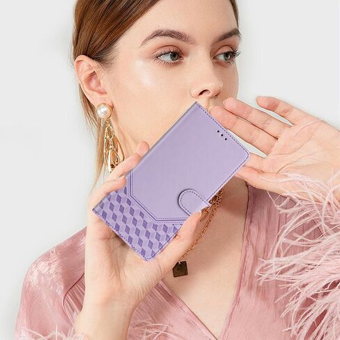 بالنسبة إلى iPhone 13 Wallet Case/iPhone 14 Wallet Case for Women ، فتحات حامل بطاقة حظر RFID ، حزام معصم ، علبة TPU المقاومة للصدمات ، غطاء الوجه الواقي للجلد من أجل iPhone 14/13 - in Saudi Arabia