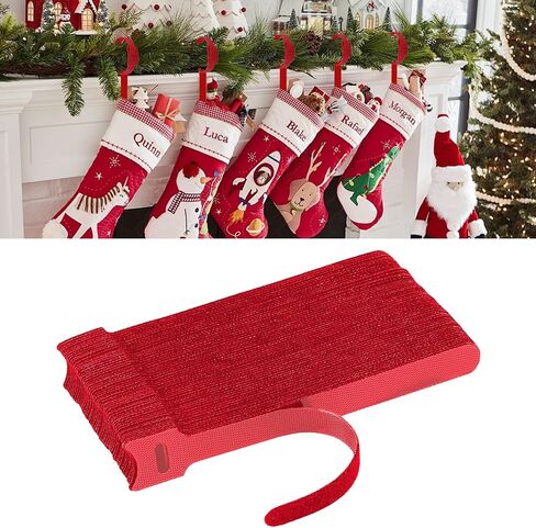 70 PCS Christmas Garland Ties Holiday Plant Cable Straps, Adjustable Xmas Decorative Nylon Reusable Hook and Loop Design, 7.87 Inch Long, Green in Saudi Arabia