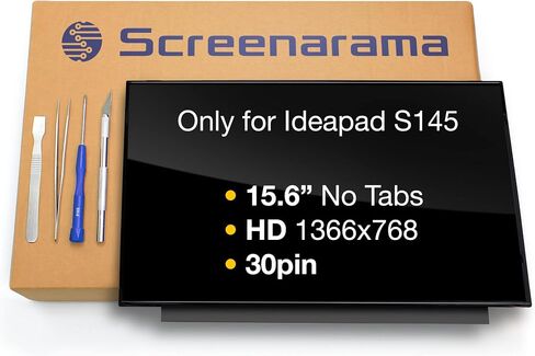 SCREENARAMA New Screen Replacement for Lenovo Ideapad S145 (15 inch), LCD LED Display with Tools (HD Matte) in Saudi Arabia