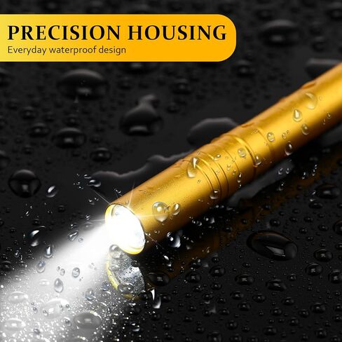 24 Pack LED Pen Lights Bulk, Pocket Flashlight with Clip, Aluminum Pen Flashlights Mini Pen Lights for Nurses Hospital Outdoor Camping Emergency Hiking (Multicolor) in Saudi Arabia