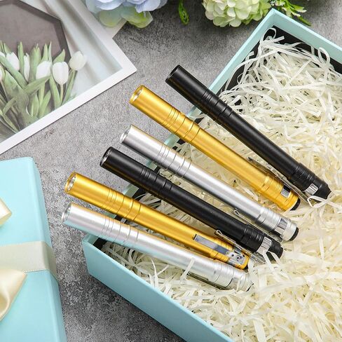 24 Pack LED Pen Lights Bulk, Pocket Flashlight with Clip, Aluminum Pen Flashlights Mini Pen Lights for Nurses Hospital Outdoor Camping Emergency Hiking (Multicolor) in Saudi Arabia