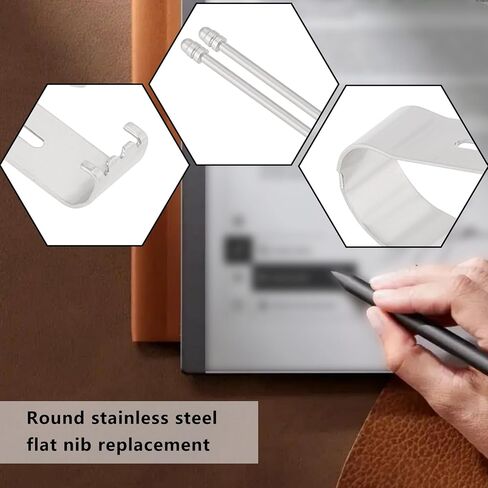 The Lord of the Tools 1 Set Stainless Pen Tips Tablet Pen Tip Replacement with Clamp Tool Compatible with Remarkable 2 Compatible with Remarkable Marker Plus Pointed Nib in Saudi Arabia