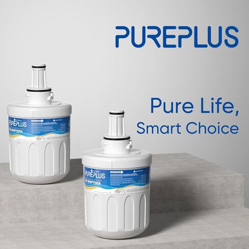 استبدال فلتر المياه PUREPLUS DA29-00003G لهاتف Samsung DA29-00003B، Aqua-Pure Plus DA29-00003F، DA29-00003A، HAFCU1، HDX FMS-1، RSG257AARS، RFG237AARS، RFG297AARS، ثلاجة RS22HDHPNSR، عبوتين in Kuwait