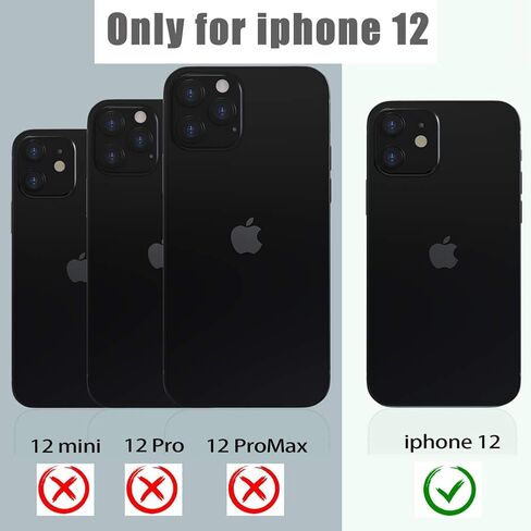 Diverbox for iPhone 12 Waterproof Case,Waterproof Shockproof Dustproof IP68 Full-Body Hard Case Built-in Screen Protector Underwater Outdoor Waterproof Cover for iPhone 12,6.1 in (Clear) in Saudi Arabia