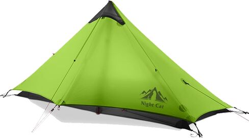 Night Cat Ultralight Tent 2 Person for Professional Backpacker Hiker 3 LBS Only Backpacking Bivvy Ground Tent Heavy Rain Waterproof Trekking Pole Not Included in Saudi Arabia
