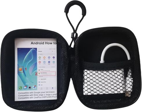 SD Card Reader for iPhone iPad, Airgoo Trail Camera 3-in-1 SD Memory Card Adapter with Dual Slots & USB Port, with Lightening & USB-C Dual connectors, with Portable eva Storage case Bag, AG-CRD01 in Saudi Arabia