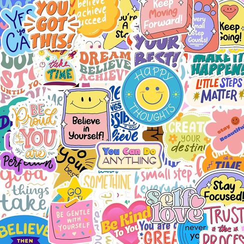 Reading Book Stickers for Bookish Water Bottle Laptop Decal Gift Idea Reading Stickers Book Lover Accessories Library for Teen Adult Student Inspirational Motivational Qoute in Saudi Arabia