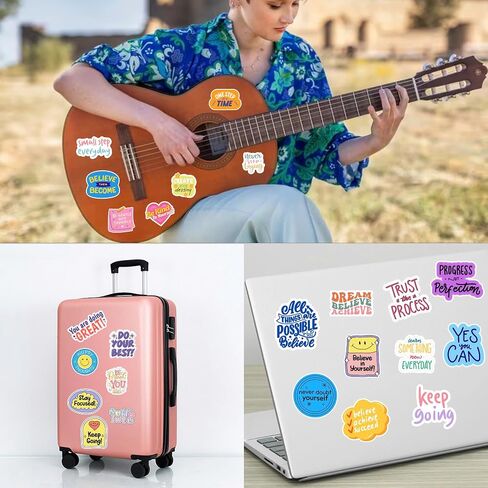 Reading Book Stickers for Bookish Water Bottle Laptop Decal Gift Idea Reading Stickers Book Lover Accessories Library for Teen Adult Student Inspirational Motivational Qoute in Saudi Arabia