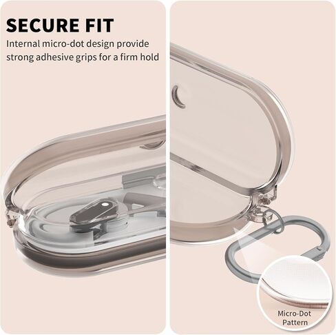 for Nothing Ear (Open) Case Cover, Transparent and Protective Clear TPU Case Compatible for Nothing Ear (Open) Charging Headphones with Keychain (Clear) in Saudi Arabia