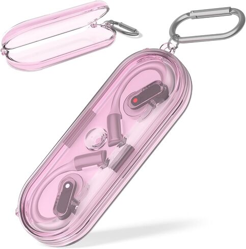 for Nothing Ear (Open) Case Cover, Transparent and Protective Clear TPU Case Compatible for Nothing Ear (Open) Charging Headphones with Keychain (Clear) in Saudi Arabia