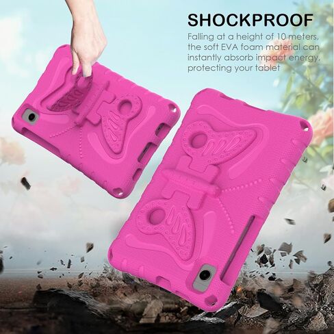 for Samsung Galaxy TAB A7 Lite 8.7" T220/T225/T227(2020/2021)/TAB A9 8.7" SM-X110/X115N(2023) Butterfly Wings Kickstand Kids Girl Tablet Case EVA Material Case for TAB A 8.0" T290/T295(2019) (Violet) in Saudi Arabia