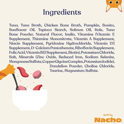 Made by Nacho Chef's Selects Adult Wet Cat Food Flaked Fish Recipe Variety Pack 12 Pack (3 oz) in Saudi Arabia