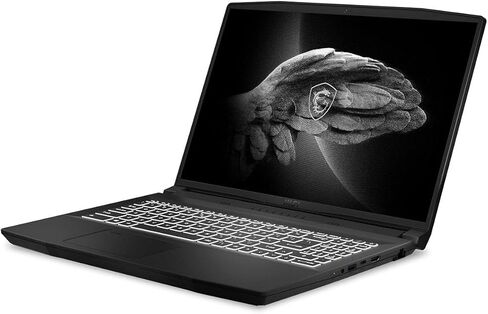 كمبيوتر محمول MSI Creator M16 الاحترافي: شاشة 16 بوصة QHD+ 60 هرتز 100% DCI-P3، Intel Core i7-11800H، NVIDIA GeForce RTX 3050، ذاكرة الوصول العشوائي 16 جيجابايت، 512 جيجابايت NVME SSD، Win10 PRO، أسود (A11UD-672) in Kuwait