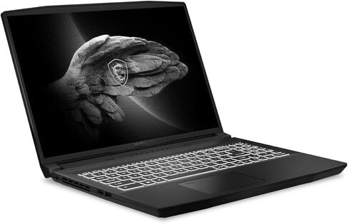 كمبيوتر محمول MSI Creator M16 الاحترافي: شاشة 16 بوصة QHD+ 60 هرتز 100% DCI-P3، Intel Core i7-11800H، NVIDIA GeForce RTX 3050، ذاكرة الوصول العشوائي 16 جيجابايت، 512 جيجابايت NVME SSD، Win10 PRO، أسود (A11UD-672) in Kuwait