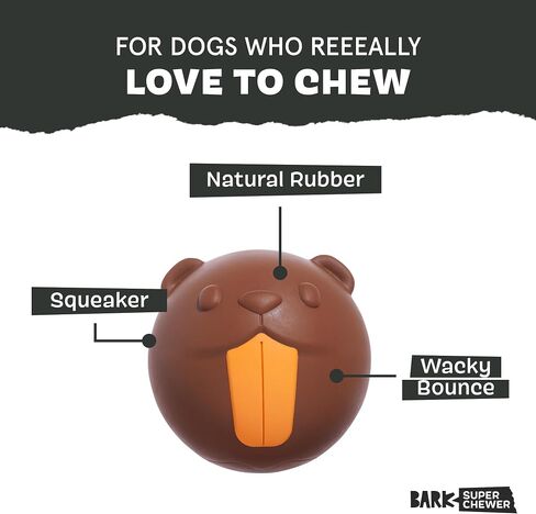 لعبة BARK Ruffberry Blast للكلاب الصغيرة - لعبة توزيع المكافآت مع ارتداد غريب، مثالية للطعام أو الحلوى المفضلة in Saudi Arabia